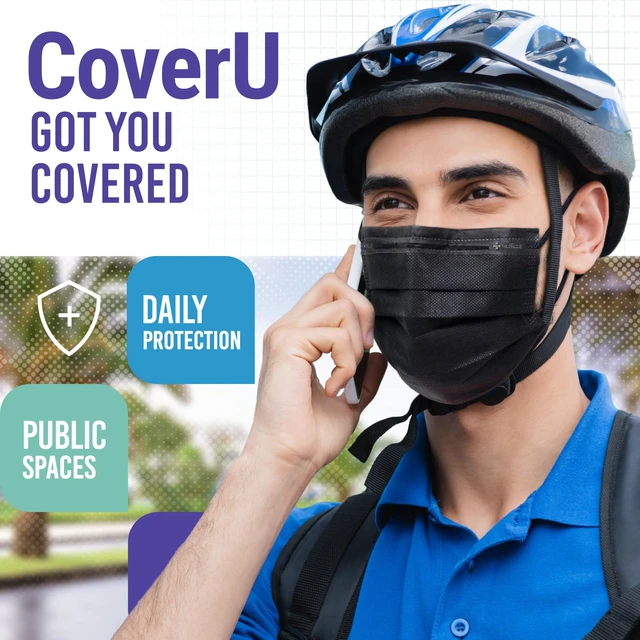 Alt view image 4 of 5 - Face Mask Disposable - 3 Sizes Option (Child/Youth/Adult) 50/2000pc
