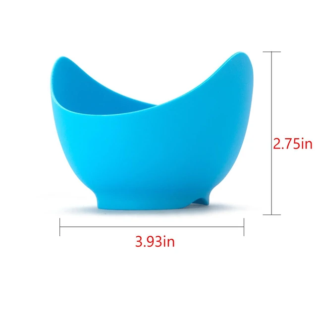 Alt view image 7 of 7 - 4pcs Silicone Egg Poacher Cups with BONUS Oil Brush, Nonstick Egg Poaching Cups for Air Fryer, Baking oven or Stovetop Egg Cooking, BPA Free.
