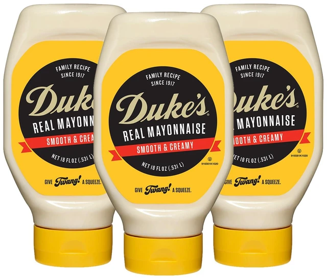 Main image of Real Mayonnaise Squeeze Bottle, 18 Ounce (Pack of 3) | Smooth & Creamy