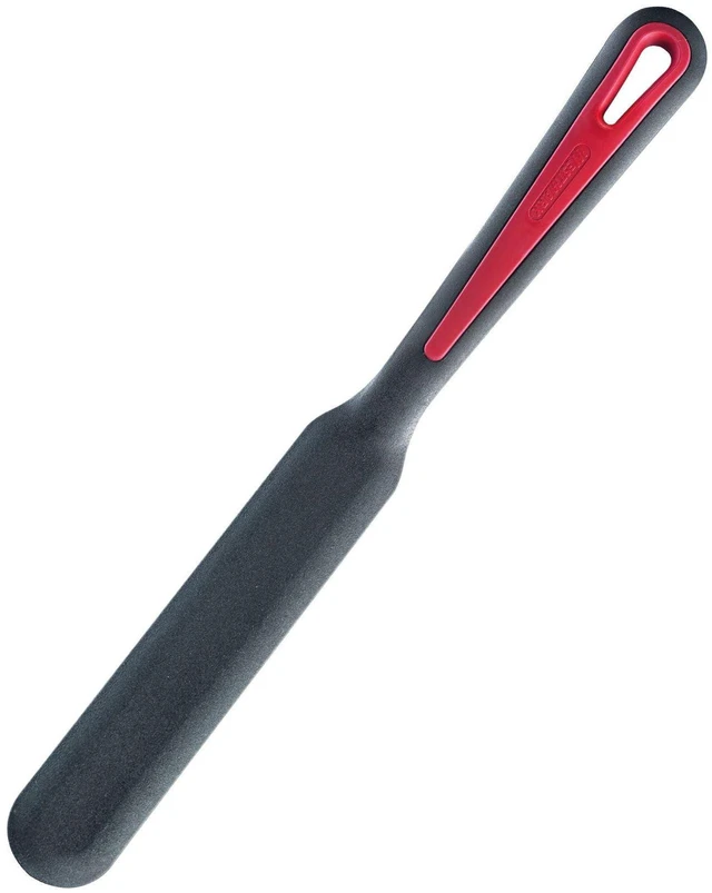 Main image of Crepe Spatula Narrow Heat Resistant Silicone 13" Spatula, Thin Turner for Crepes, Pancakes & Tortillas, German Non-Stick Safe Cooking 33cm Spatula for Eggs, Burgers & Flatbreads