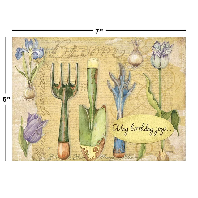 Alt view image 2 of 7 - Birthday Greeting Card Set | Susan Winget, 20 Count, 10 Designs, 5" x 7" Folded, Envelopes Included, Holiday, Value Pack