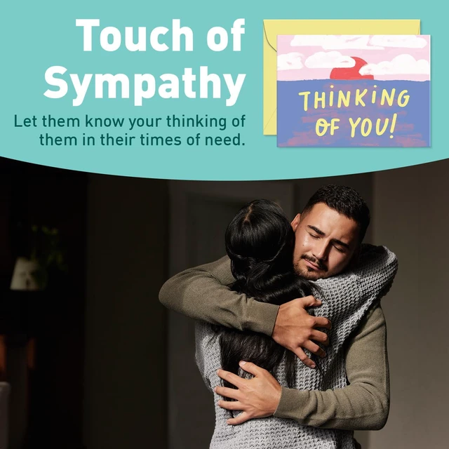 Alt view image 6 of 7 - S&O Fun Thinking of You Cards with Envelopes - Colorful Notes Pack of 24 Box - Blank Inside Encouragement Cards with Covers- Bulk Boxed Greeting sheets in various Designs-4x5.5"