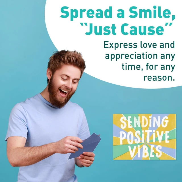 Alt view image 7 of 7 - S&O Fun Thinking of You Cards with Envelopes - Colorful Notes Pack of 24 Box - Blank Inside Encouragement Cards with Covers- Bulk Boxed Greeting sheets in various Designs-4x5.5"
