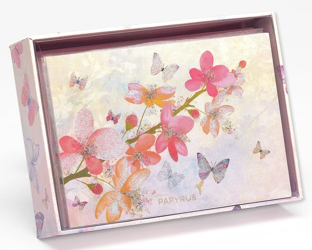 Alt view image 5 of 6 - Blank Cards with Envelopes, Blossoms (12-Count)