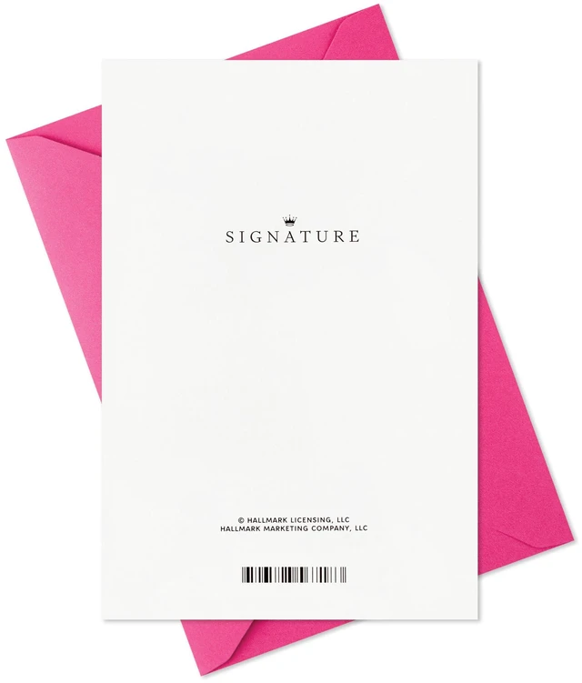Alt view image 6 of 6 - Signature Birthday Card for Her (Sparkly Birthday Cake)