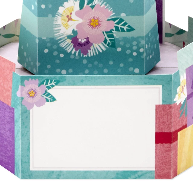 Alt view image 3 of 6 - Paper Wonder Pop Up Birthday Card for Her (Flower Balloons) | Three-dimensional Floral Balloon Artwork, Metallic Foil Accents, Coordinating Envelope, High Quality Paper, 6 X 9 in