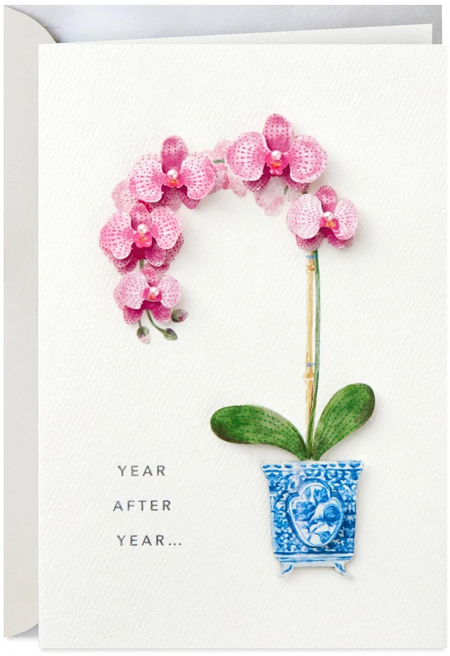 Main image of Signature Birthday Card for Her (Orchid)