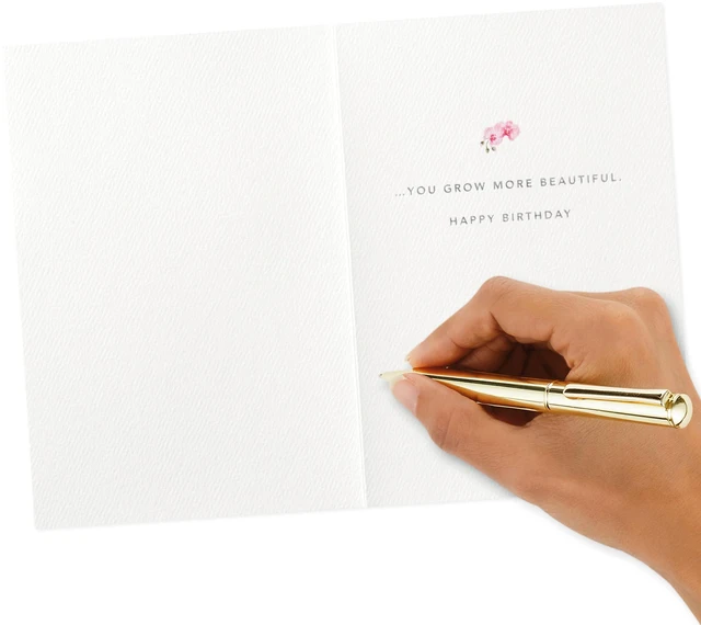 Alt view image 5 of 7 - Signature Birthday Card for Her (Orchid)