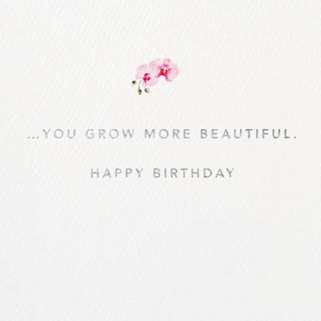 Alt view image 3 of 7 - Signature Birthday Card for Her (Orchid)