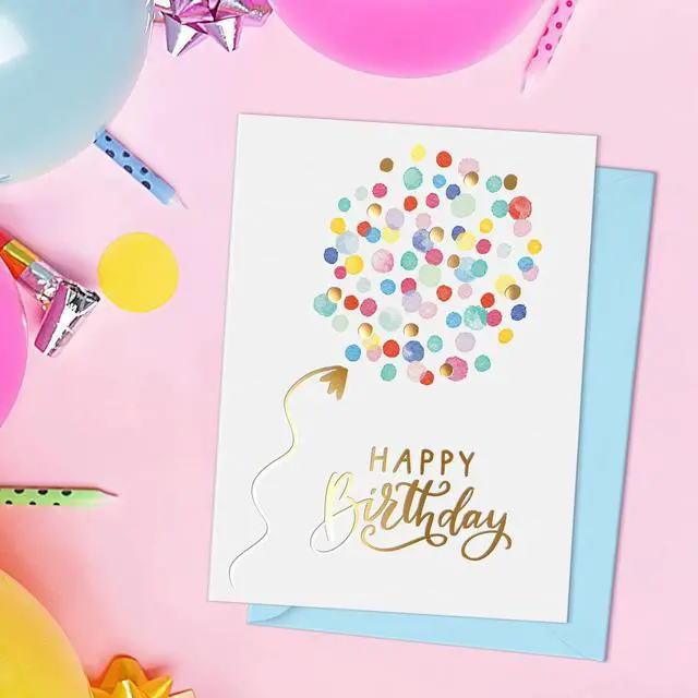 Alt view image 4 of 7 - Happy Birthday Cards with Envelopes & Assortment Box. Variety Set of 20 Assorted Birthday Cards with Envelopes, Perfect Bulk Pack for Celebrations, Special Occasions, Friends