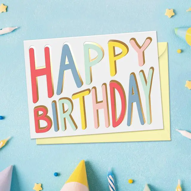 Alt view image 5 of 7 - Happy Birthday Cards with Envelopes & Assortment Box. Variety Set of 20 Assorted Birthday Cards with Envelopes, Perfect Bulk Pack for Celebrations, Special Occasions, Friends