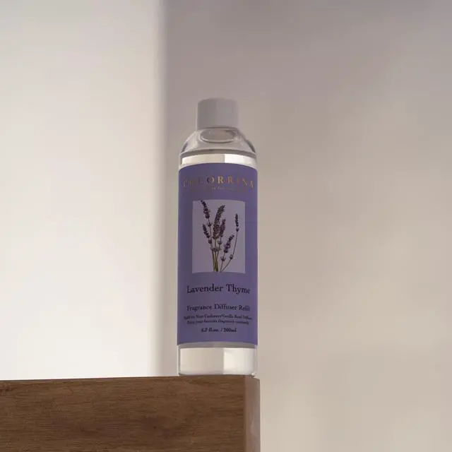Alt view image 2 of 7 - Reed Diffuser Refill- Lavender Thyme 6.7 oz. Reed Diffuser Oil Refill Home Fragrance for Bedroom, Bathroom Home Decor