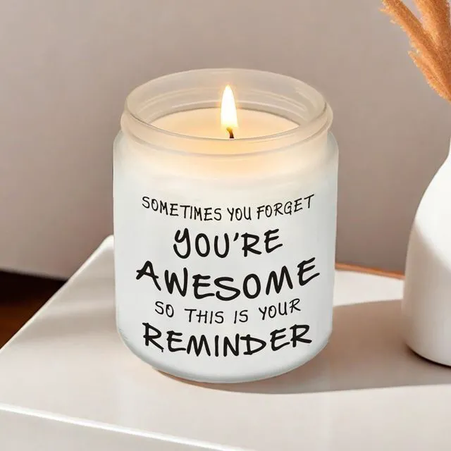 Alt view image 5 of 5 - Candles Gifts for Women Unique Lavender Scented Soy Candle for Her | Inspirational Mothers Day Christmas Birthday Gifts for Sister Friend Wife Girlfriend, Self Care Relaxation Spa Candle