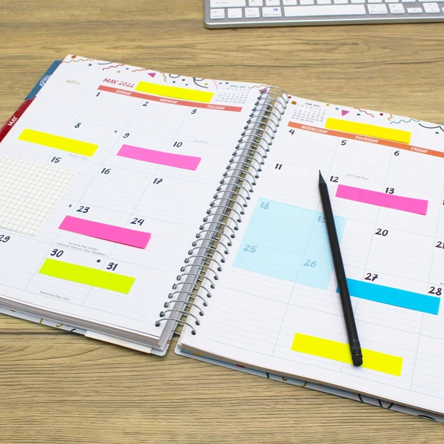 Alt view image 5 of 7 - Sticky Notes, 0.6x3 Inch, 1200 Sheets Self-Stick Notes, Easy to Post for School, Office, Notebook, Bright Colors Assorted, 100 Sheets/Pad