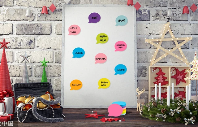 Alt view image 7 of 7 - Bubble Sticky Notes 3x3 in, 8 Bright Color Pads, Super Nice Gift Choice | Strong Adhesive Post, Clean Removal, 82 Sheets/pad