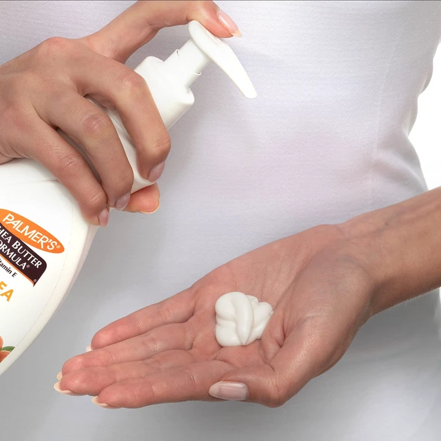 Alt view image 4 of 7 - Raw Shea Body Lotion for Dry Skin (33.8 Oz) | Soothing & Nourishing Hand & Body Moisturizer, Suitable For Sensitive & Eczema-Prone Skin, Pump Bottle, 48hr Moisture