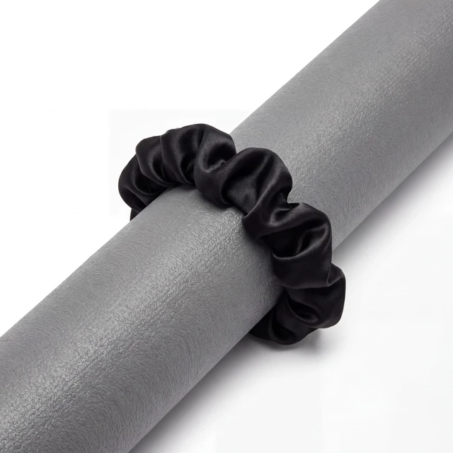 Alt view image 4 of 6 - Rivvlive Yoga Mat Scrunchie Holds Your Mat in Style Satin Elastic Strap Band Durable and Elasticity Fabric Fits All Standard Yoga Mats