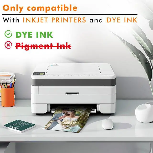 Alt view image 3 of 7 - Double Sided Thick Glossy Photo Paper 8.5x11 Inch 69LB 100 Sheets