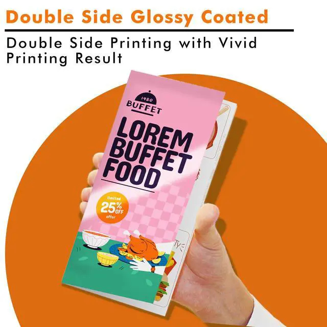 Alt view image 5 of 7 - Double Sided Thick Glossy Photo Paper 8.5x11 Inch 69LB 100 Sheets