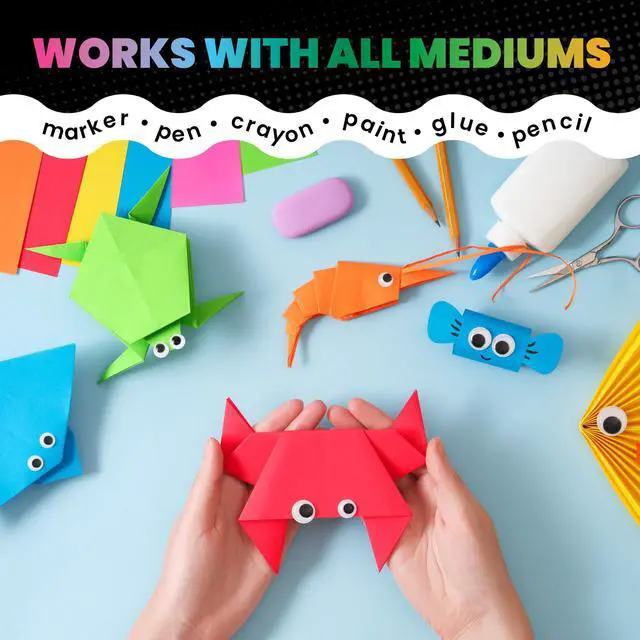 Alt view image 5 of 6 - Assorted Bright Colored Paper - 24 lb, 89 gsm, Acid-Free, Fade-Resistant, 11x17-Inch Ledger Size Color Copy Paper, 48 Sheets, 12 Colors