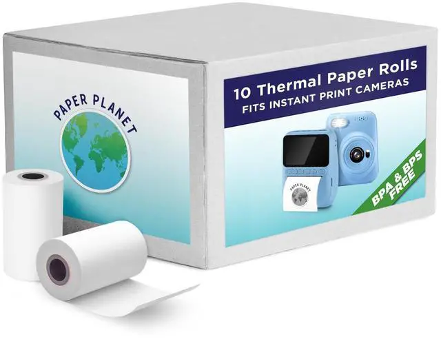 Main image of Phenol-Free Paper for Instant Camera Printers | 10 Rolls