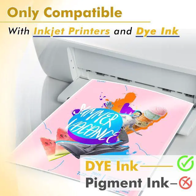 Alt view image 3 of 7 - Glossy Thin Inkjet Printer Paper 8.5x11 Inches 100 Sheets 36LB