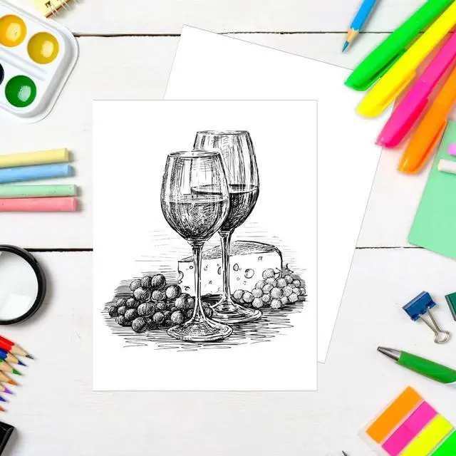 Alt view image 5 of 7 - 8.5" x 11" Blank Printer Paper - 50 Sheets/100 Pages Thick Blank Papers, Ideal for DIY & Template Printing, 100gsm Copy Paper for Office, Home & School