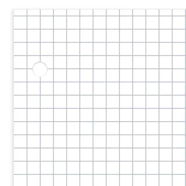 Alt view image 4 of 6 - Loose Leaf Paper, Graph Ruled Filler Notebook Paper, 8" x 10-1/2", 400 Sheets, Fits 3-Ring Binder (150038-ECM)