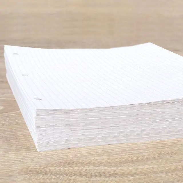 Alt view image 5 of 6 - Loose Leaf Paper, Graph Ruled Filler Notebook Paper, 8" x 10-1/2", 400 Sheets, Fits 3-Ring Binder (150038-ECM)