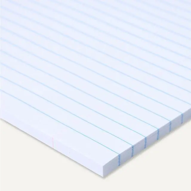 Alt view image 3 of 5 - Wide Ruled Loose Leaf Binder Paper for School or Office, 10.5" x 8", 100 Sheets, White, 1-Pack