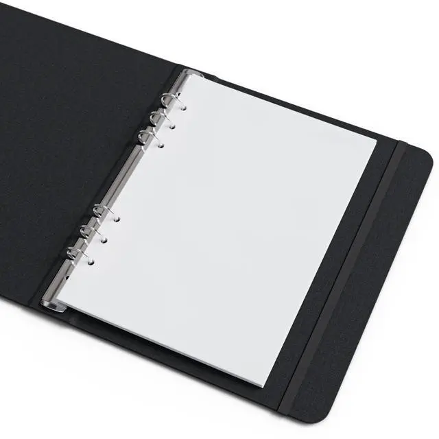 Alt view image 7 of 7 - A5 Blank Paper 6-Hole Punched, 250 Sheets, 100 GSM, 5.83 x 8.27 inches