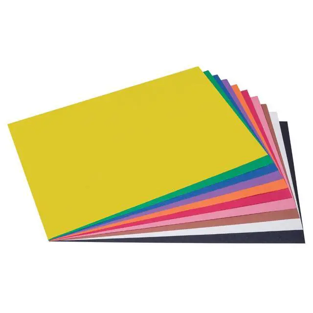 Alt view image 5 of 7 - (Formerly SunWorks) Construction Paper, 10 Assorted Colors, 12" x 18", 50 Sheets