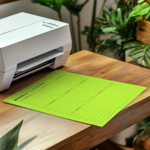 Alt view image 6 of 6 - Mega Collection, Colored Paper, Neon Green, 625 Sheets, 24 lb/89 gsm, 8.5" x 11" - MORE SHEETS! (91672)