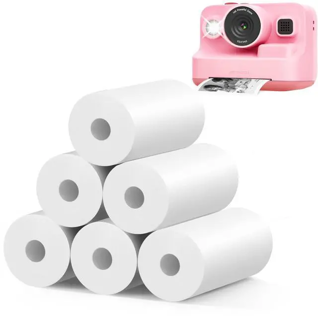 Main image of 6 Rolls Instant Camera Refill Print Paper, HD Print Camera Paper