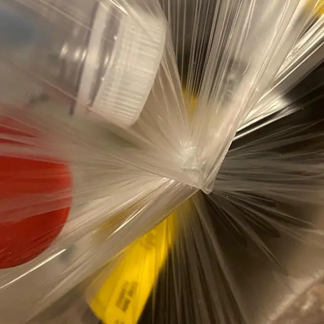 Alt view image 6 of 7 - Trash Can Liners - Wholesale 1000 Count 7-10 Gallon Trash Bags on Perforated Roll Small Garbage Bags for Light Office Trash Bathrooms Hotels Recycling Commerical and Industrial 24" x 24"