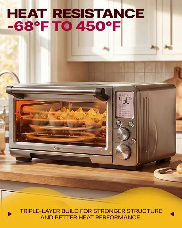Alt view image 7 of 7 - Tulip Cupcake Liners 200PCS, Standard Size Muffin Baking Cups Brown