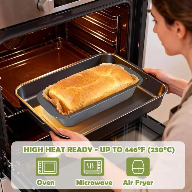 Alt view image 4 of 6 - 200 PCS Loaf Pan Liners, Nonstick Paper Liners for 9x5 Baking Pan