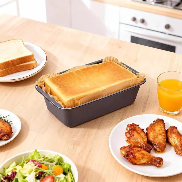 Alt view image 6 of 6 - 200 PCS Loaf Pan Liners, Nonstick Paper Liners for 9x5 Baking Pan