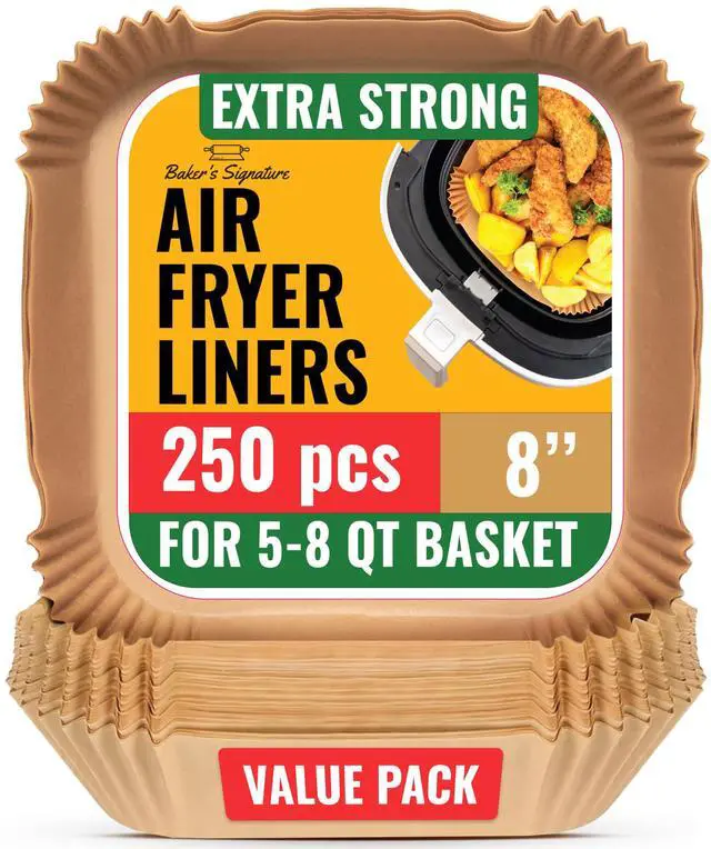 Main image of 250 pcs Air Fryer Liners, Disposable Airfryer Paper Liners