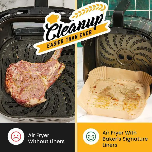 Alt view image 3 of 7 - 250 pcs Air Fryer Liners, Disposable Airfryer Paper Liners