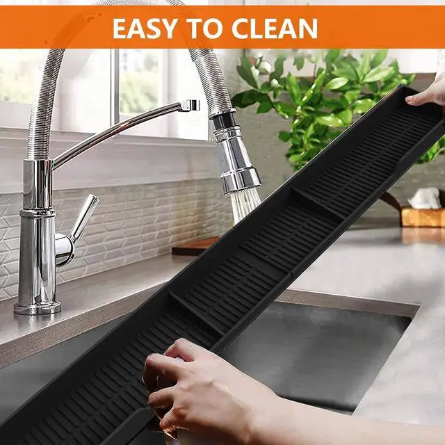 Alt view image 6 of 7 - Stove Top Shelf 30 Inch - Silicone Material Magnetic Shelf for Stove - 3 Functional Partitions Kitchen Spice Rack Organizer-Black,Kitchen Gadgets Storage Organization