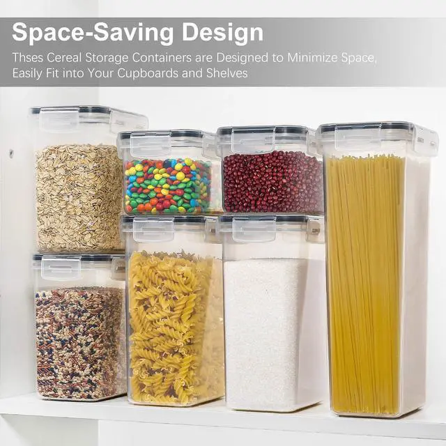 Alt view image 5 of 7 - Airtight Food Storage Containers with Lids, 7 PCS