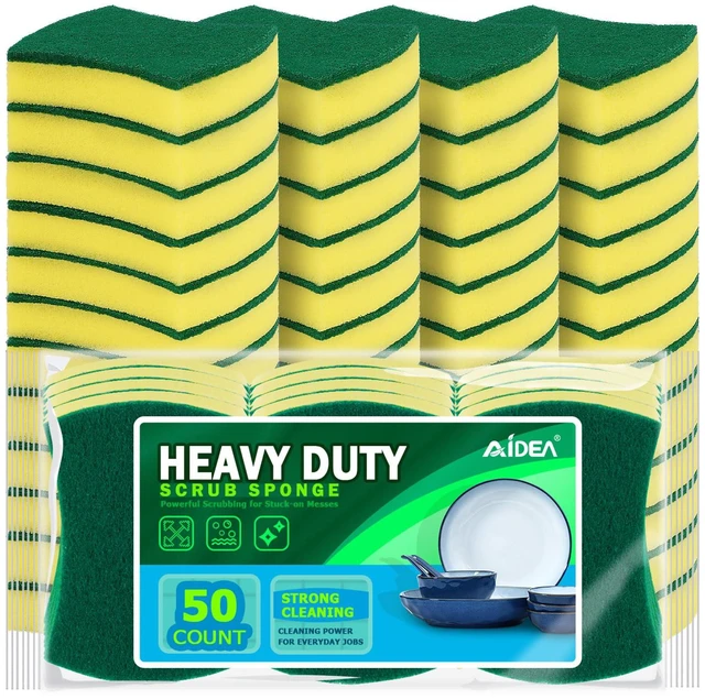 Main image of Sponges Kitchen, 50-PK Heavy Duty Dish Sponge Kitchen, Scrub Sponges