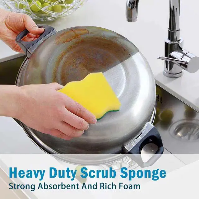 Alt view image 7 of 7 - Sponges Kitchen, 50-PK Heavy Duty Dish Sponge Kitchen, Scrub Sponges