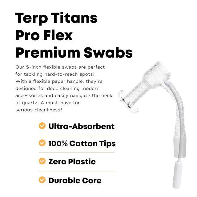 Alt view image 4 of 7 - Pro Flex 2-Pack (100ct Boxes) | Flexible 5-inch Cotton Swabs | Barrel Tip For Max Absorption and Fine Point Tips For Tight Spaces