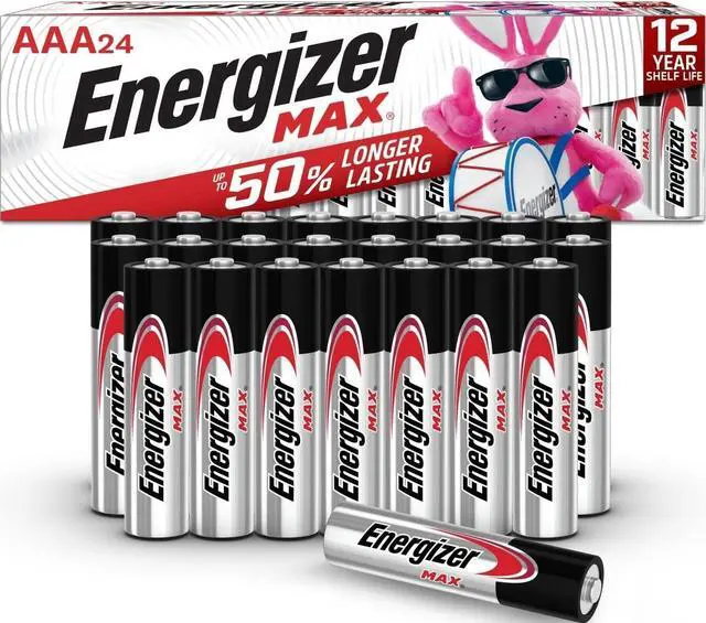 Main image of MAX AAA Batteries (24 Pack), Triple A Alkaline Batteries