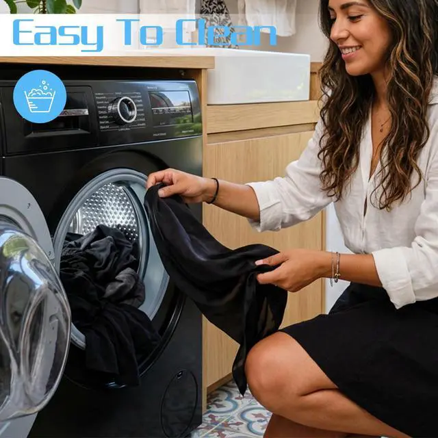 Alt view image 4 of 7 - Black Toilet Lid Cover and Toilet Tank Lid Cover Set, Stretch Washable Polyester Toilet-Seat Covers, Universal Toilet-Cover Set for Most Toilets Tanks & Lids, Bathroom Decor Accessories