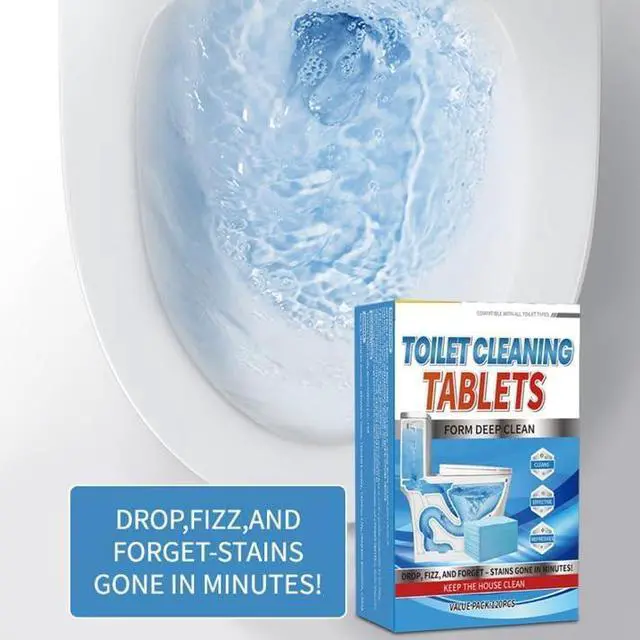 Alt view image 3 of 6 - Toilet Bowl Cleaner Tablets,120 PC | Deep Clean Formula, Put in the Toilet.NOT Tank.