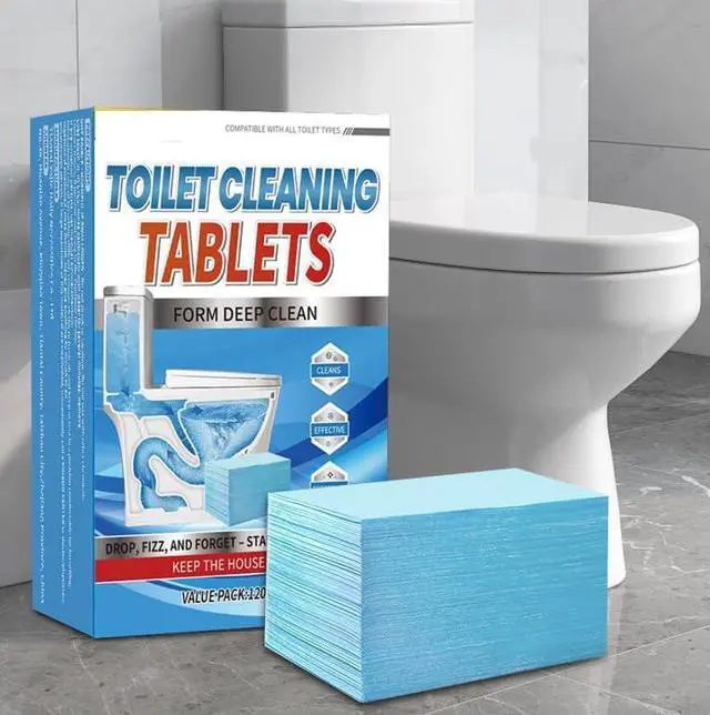 Alt view image 5 of 6 - Toilet Bowl Cleaner Tablets,120 PC | Deep Clean Formula, Put in the Toilet.NOT Tank.