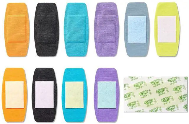 Alt view image 6 of 7 - Performance Series® Extra Large Antibacterial Bandages, 30 Count | 2 in x 4 in Flexible Fabric Bandages for Cuts, Scrapes & Burns, Assorted Colors, Extreme Hold Adhesive Technology, 3 Boxes